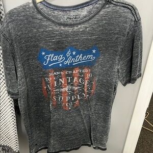 Flag & Anthem Gray Graphic T-Shirt